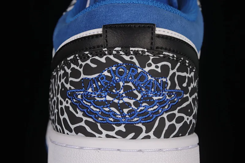 All categories Air Jordan Jordan series basketball shoes Air Jordan 1 Low Air Jordan 1 Low "True Blue" AJ1 Joe 1 burst white and blue color low-top basketball shoes DM1199-140